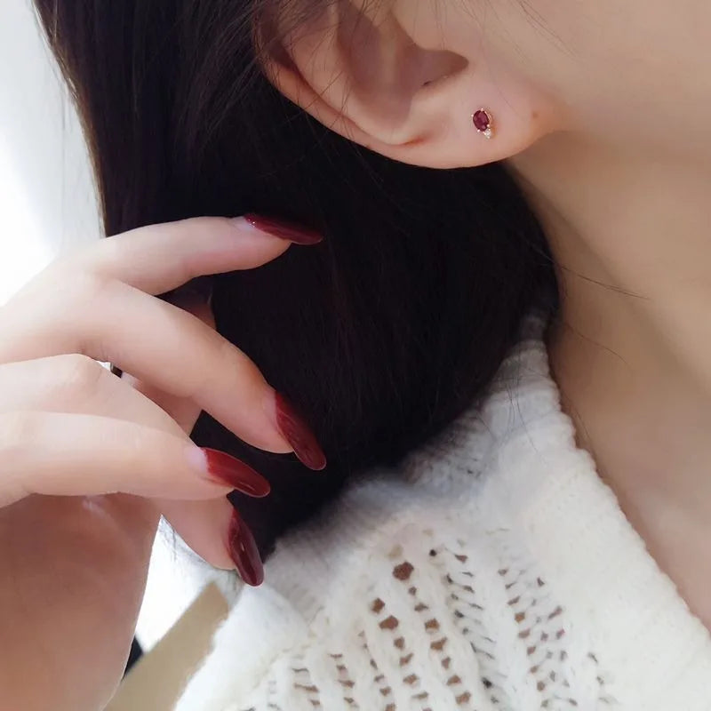 Classics ruby earings