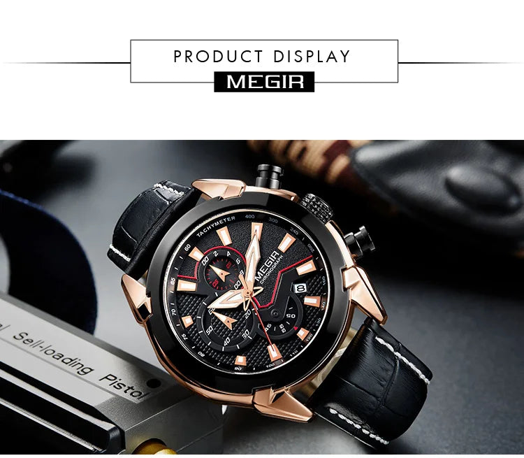 Megir Men's Chronograph Quartz Watch