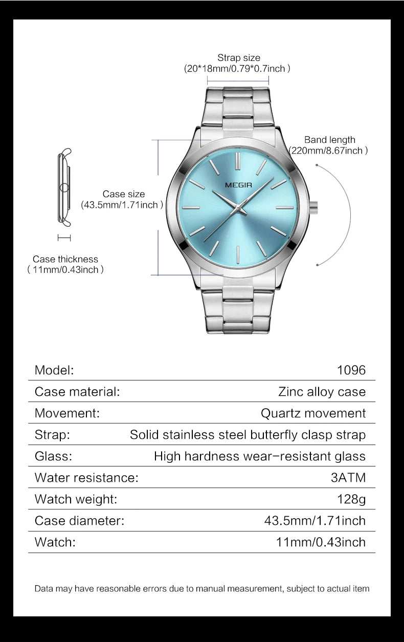 MEGIR Simple Watch for Men