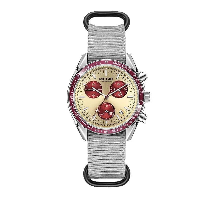 MEGIR Men's Weaving Strap Watch