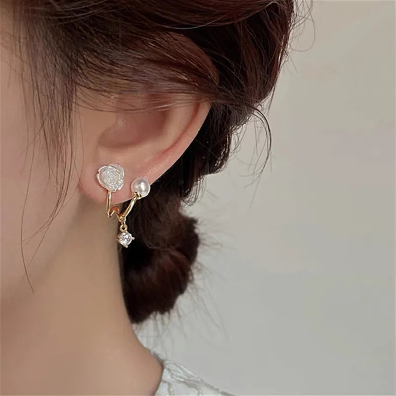 2023 New Fashion Trend Unique Design Elegant Delicate Geometric Round Earrings For Women Jewelry Wedding Party Premium Gifts