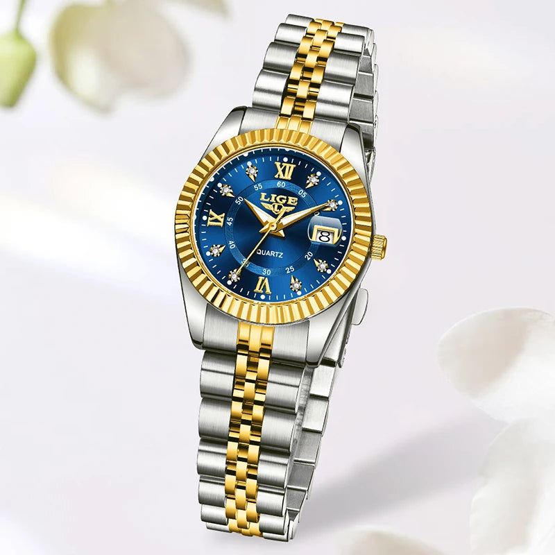 LIGE Luxury Watch For Women