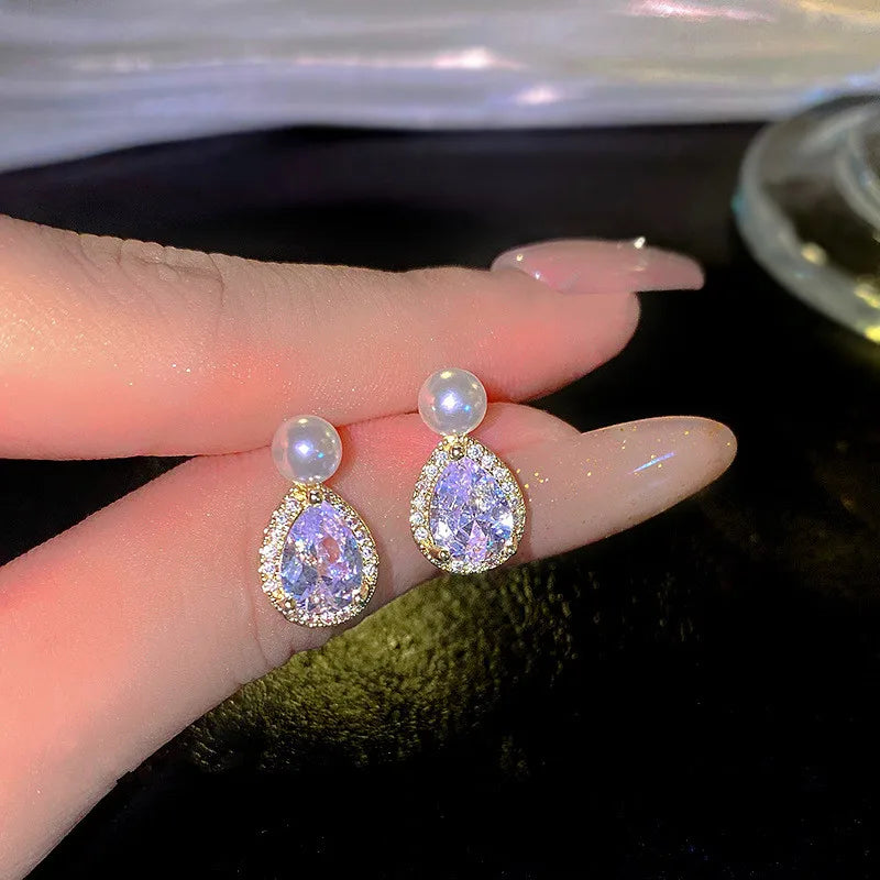 2023 New Fashion Trend Unique Design Elegant Delicate Geometric Round Earrings For Women Jewelry Wedding Party Premium Gifts