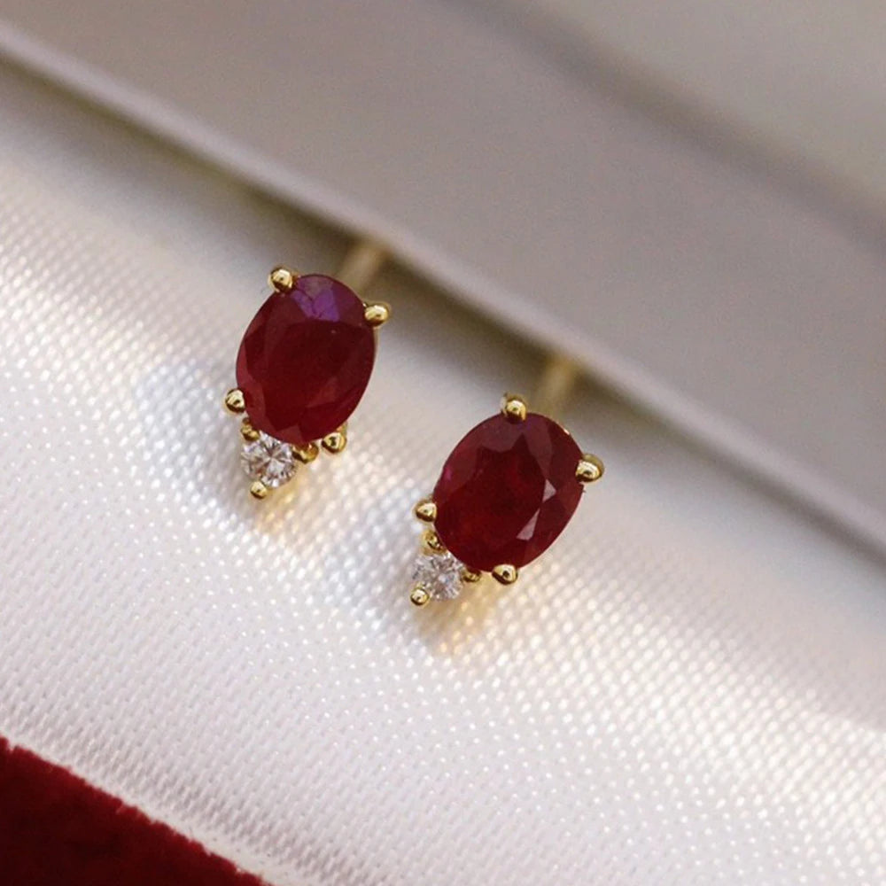 Classics ruby earings