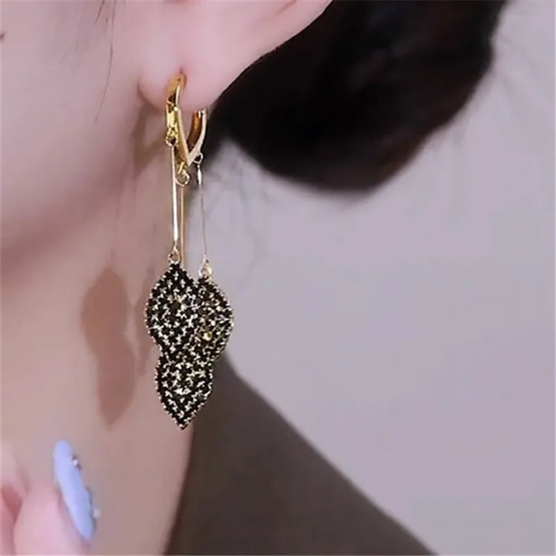2023 New Fashion Trend Unique Design Elegant Delicate Geometric Round Earrings For Women Jewelry Wedding Party Premium Gifts