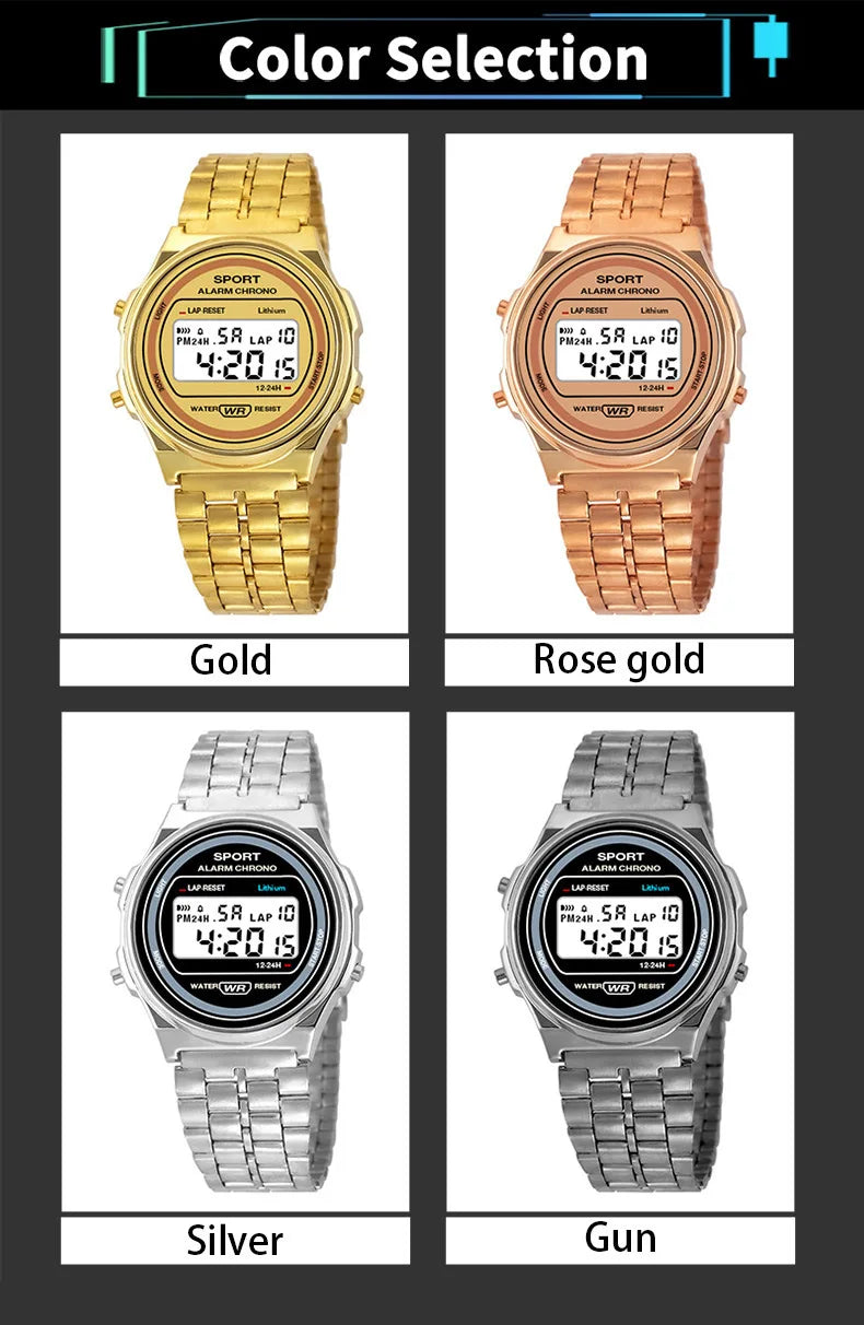 Elegant Digital Watch For Women