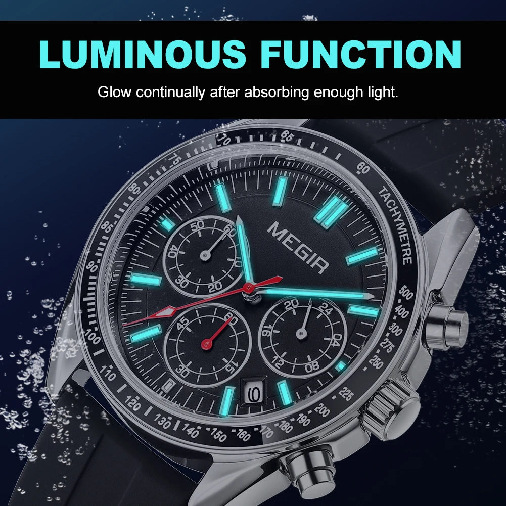 MEGIR Men Fashion Sports Watch