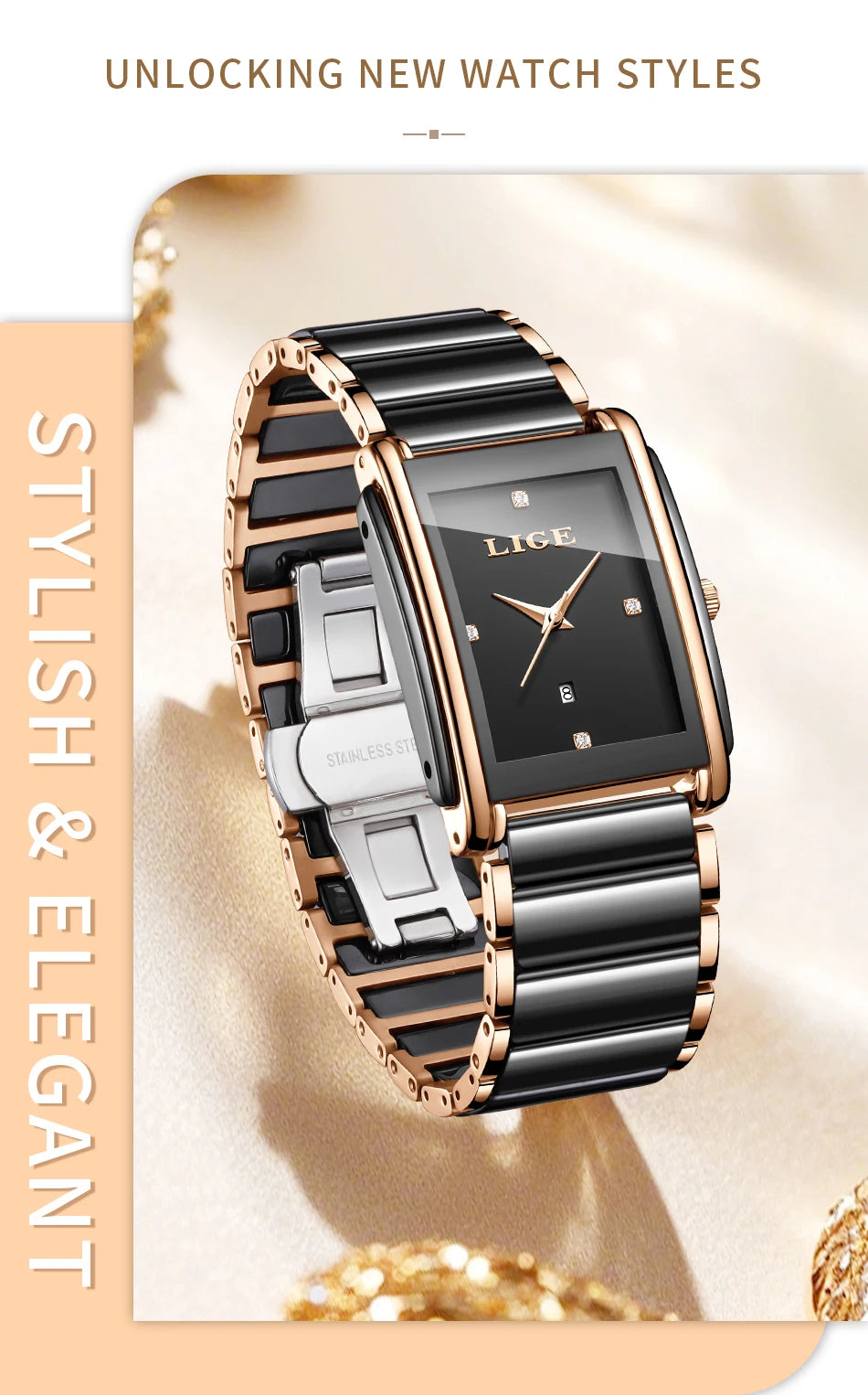 LIGE Elegant Watch for Women