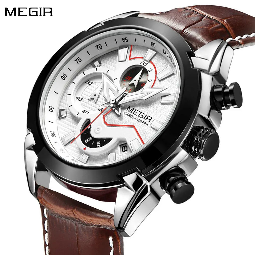 Megir Men's Chronograph Quartz Watch