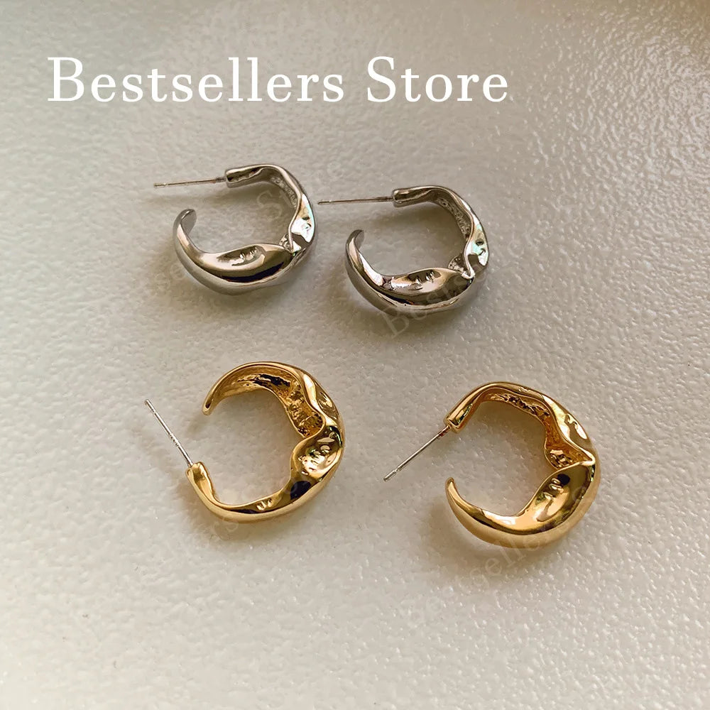 Sterling Silver, Gold/Silver Stud Earrings for Women