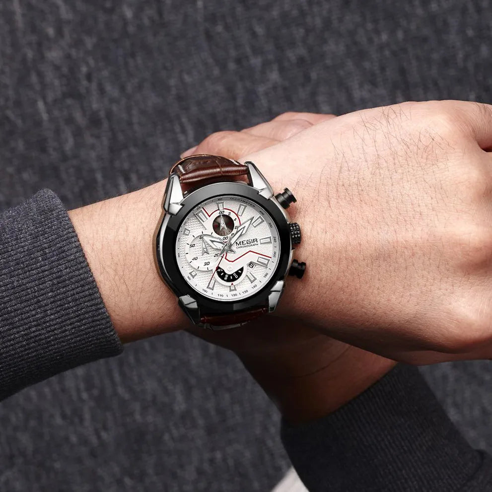 Megir Men's Chronograph Quartz Watch