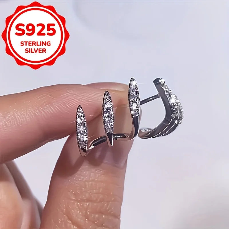 2 Pieces Of Fashionable Women's Earrings