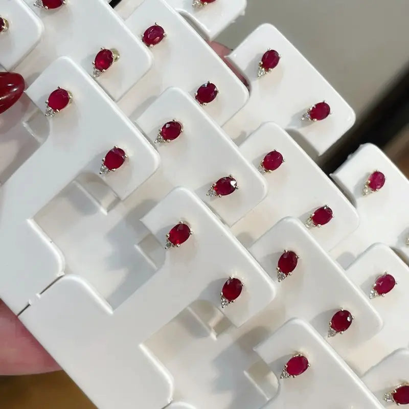 Classics ruby earings