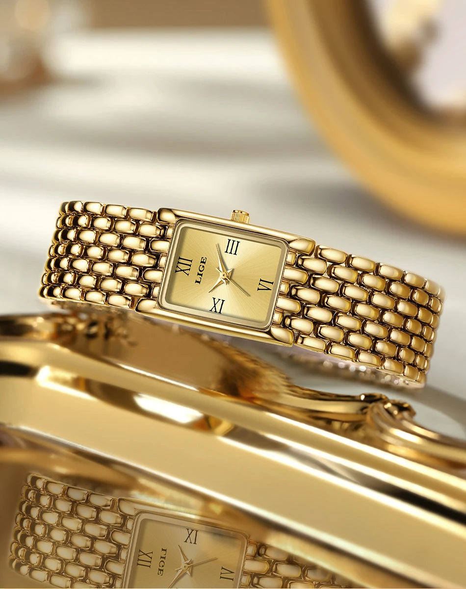 LIGE Gold Watch for Women
