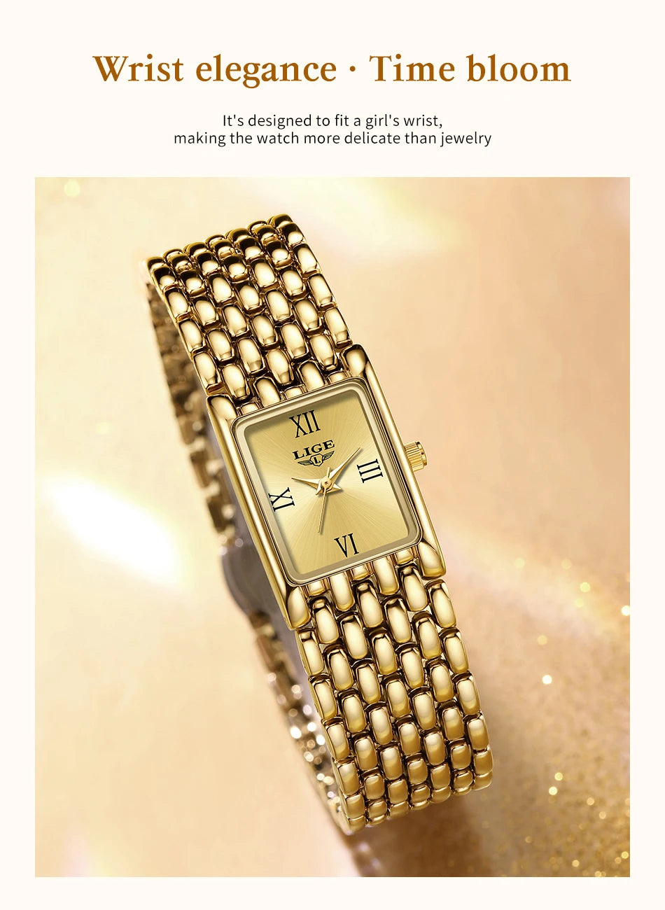 LIGE Gold Watch for Women