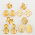 New   Plated Jewelry Set For Women Design Dubai Fashion Earrings and Ring Set African Bridal Wedding Jewelry Party Gift