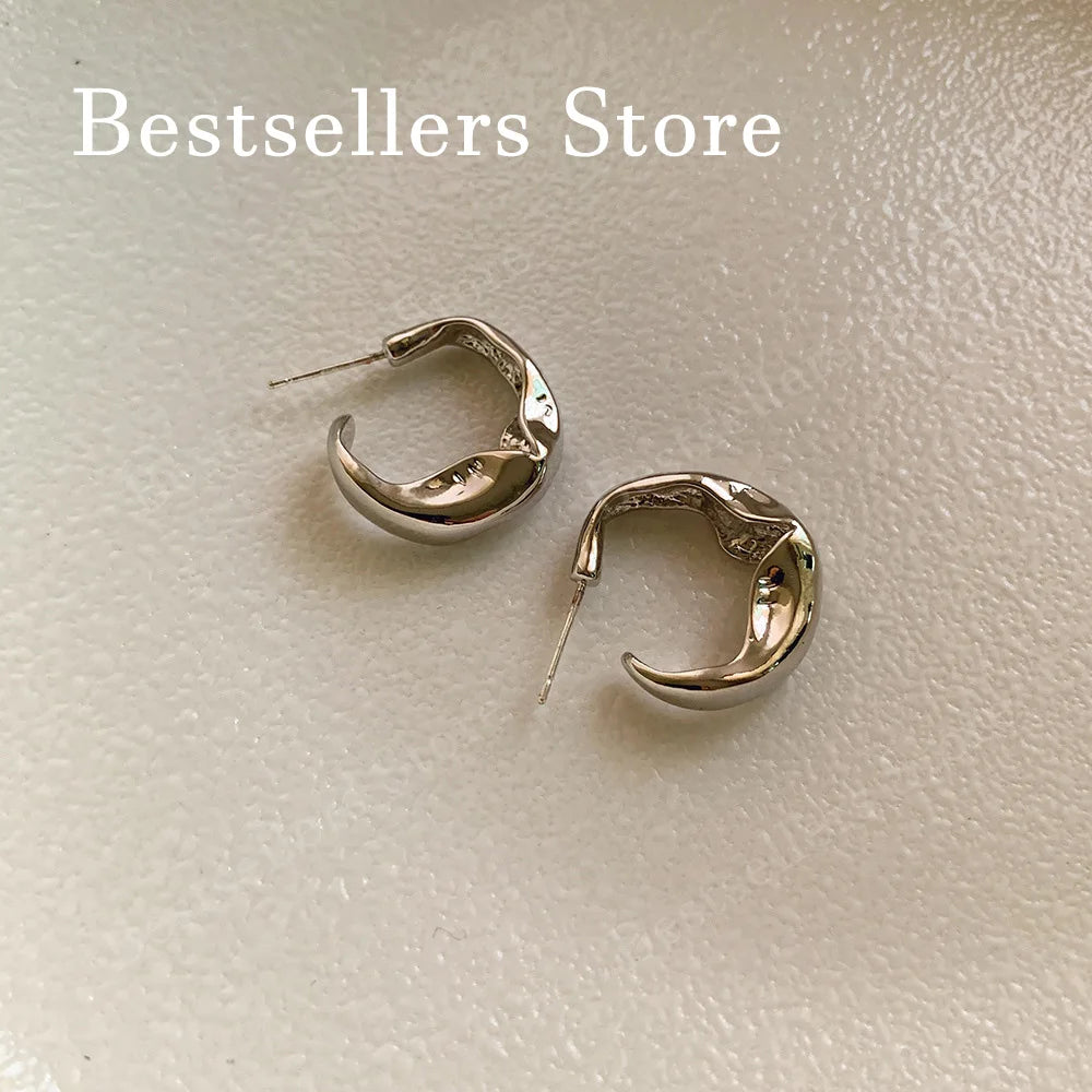 Sterling Silver, Gold/Silver Stud Earrings for Women