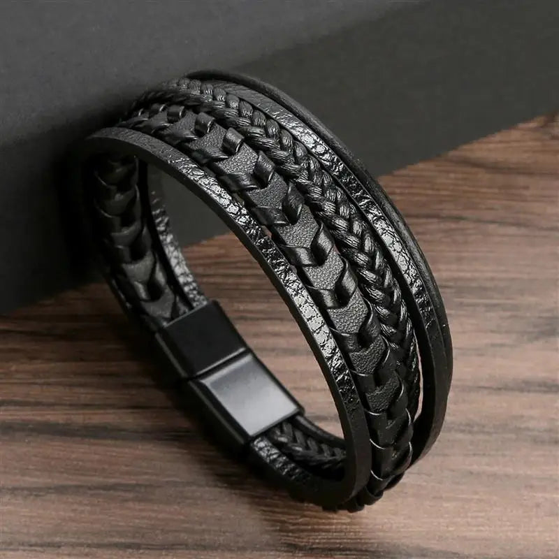 Classic Men's Leather Bracelet