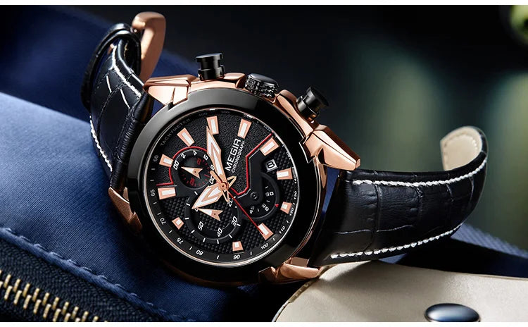 Megir Men's Chronograph Quartz Watch